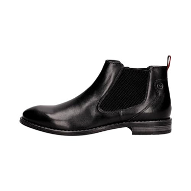 bugatti Herren Chelsea Boots, Männer Stiefeletten, Wechselfußbett,Schlupfstiefel,flach,Stiefel,Bootee,Booties,schwarz (1000),40 im Sale